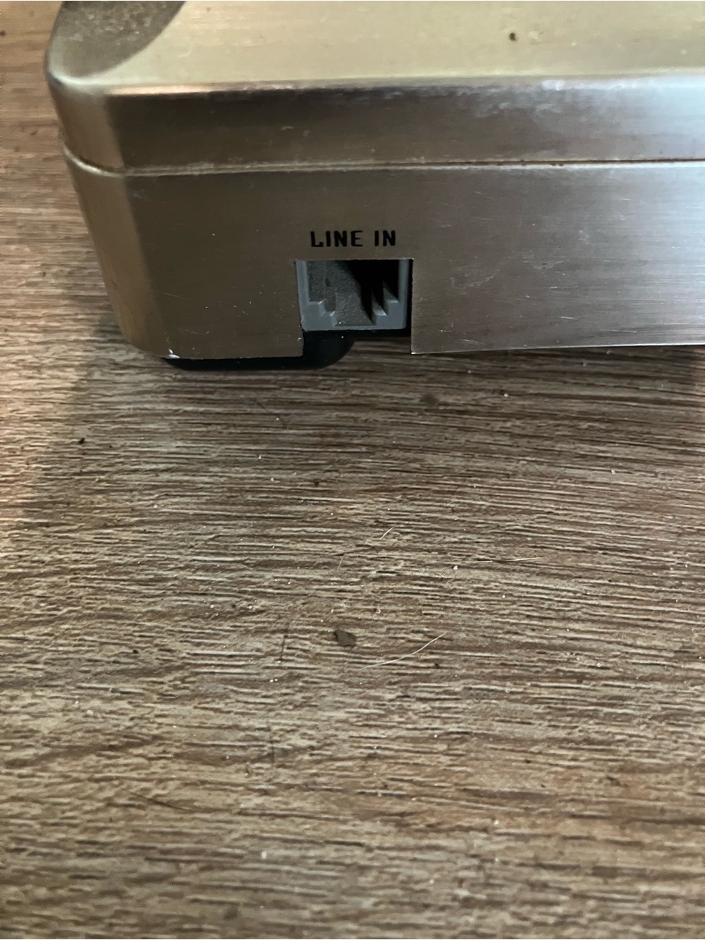 Vintage Rotary-Style Desk Phone in Metallic Silver - Picture 3 of 3